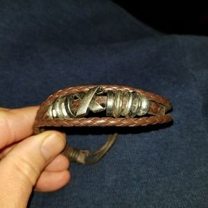 Custom made leather Bracelet